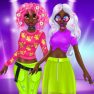 poster of Princess Incredible Spring Neon Hairstyles game