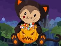 ملصق اللعبة Halloween Monkey Jumper