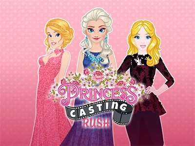 poster of Play Princesses Casting Rush Game Online 2024 game