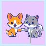 poster of Cats and Dogs Puzzle game