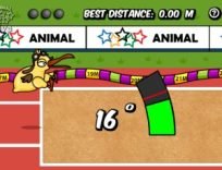 ملصق اللعبة Animal Olympics – Triple Jump