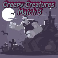 ملصق اللعبة Creepy Creatures Match 3