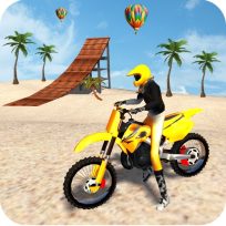 ملصق اللعبة Motocross Beach Game: Bike Stunt Racing