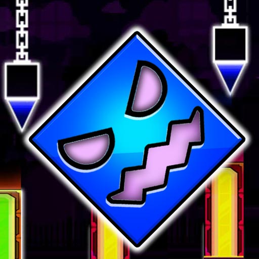 poster of Play Geometry Jump Bit by Bit Game Online 2024 game