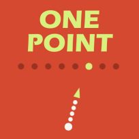 ملصق اللعبة One Point