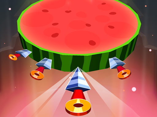 poster of Play Knife Hit 3D Game Online 2024 game
