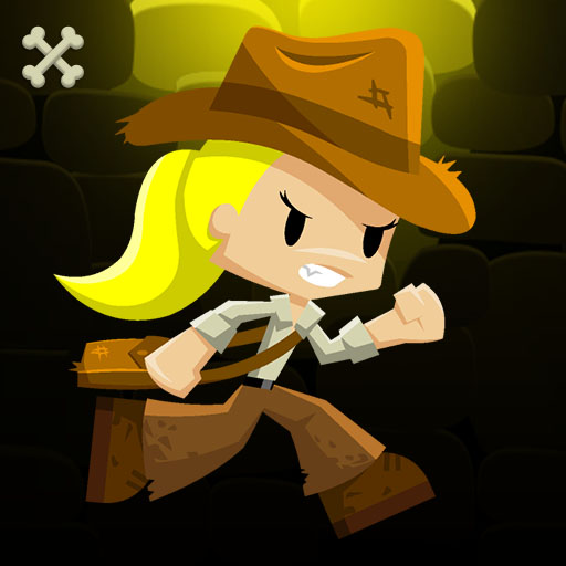 poster of Play Lara and the skull gold Game Online 2024 game