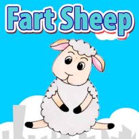 ملصق اللعبة Fart Sheep