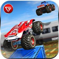 poster of Monster Truck Impossible Track : Monster Truck Stunts game