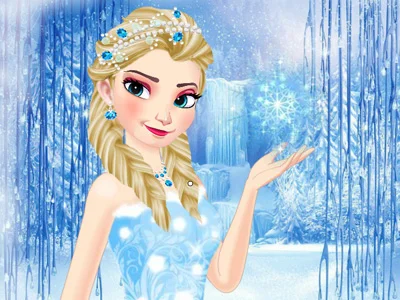 poster of Play Ice Queen Winter Fashion! Game Online 2024 game