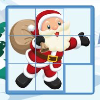 ملصق اللعبة Santa Puzzles