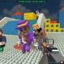 ملصق اللعبة GunGame shooting warfare blocky gangster