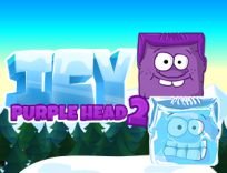 ملصق اللعبة Icy Purple Head 2