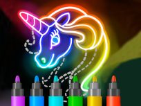 ملصق اللعبة Learn to Draw Glow Cartoon