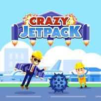 ملصق اللعبة Crazy Jetpack