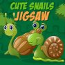 ملصق اللعبة Cute Snails Jigsaw