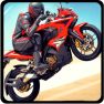 poster of Highway Traffic Moto Stunt Racer Game game