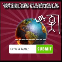 poster of Hangman Capitals Cities game