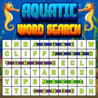 ملصق اللعبة Aquatic Word Search