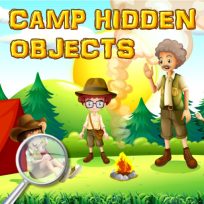 ملصق اللعبة Camp Hidden Objects