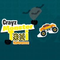 ملصق اللعبة Crayz Monster Taxi Halloween