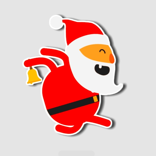 poster of Play Santa Claus Rush Game Online 2024 game