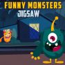 ملصق اللعبة Funny Monsters Jigsaw