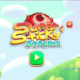 poster of Super Sticky Stacker game