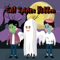 ملصق اللعبة Evil Spirits Hidden