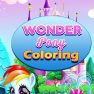 poster of Wonder Pony Coloring game