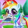 poster of Rainbow Pony Caring game