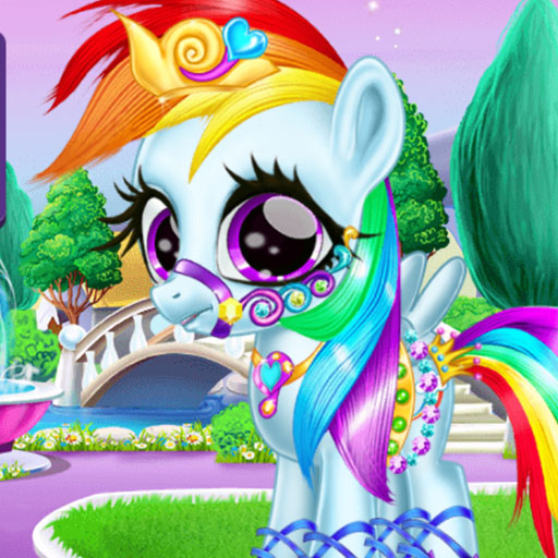 poster of Play Rainbow Pony Caring Game Online 2024 game