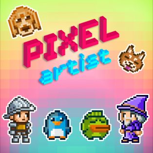 ملصق اللعبة Pixel Artist