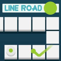 ملصق اللعبة Line Road