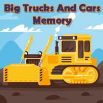 ملصق اللعبة Big Trucks And Cars Memory