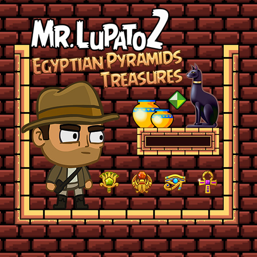 poster of Play Mr. Lupato 2 Egyptian Pyramids Treasures Game Online 2024 game