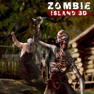 poster of Zombie Island 3D game