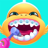 ملصق اللعبة Aqua Fish Dental Care