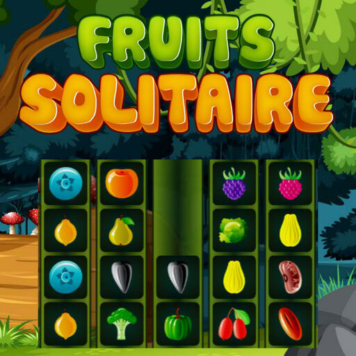poster of Play Fruits Solitaire Game Online 2024 game