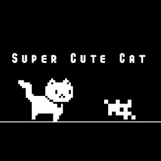 ملصق اللعبة Super Cute Cat