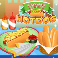 ملصق اللعبة Yummy Hotdog