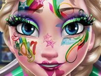 poster of Elsa New Year Makeup game