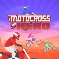 ملصق اللعبة Motocross Hero