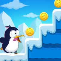 ملصق اللعبة Peguin Adventure