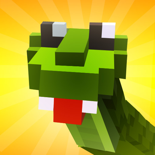 poster of Play Blocky Snakes Game Online 2024 game