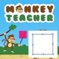 ملصق اللعبة Monkey Teacher