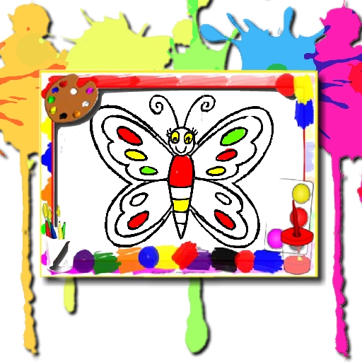 poster of Butterfly Coloring Book game