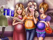 poster of Princesses Pregnant Selfie game