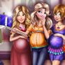 poster of Princesses Pregnant Selfie game