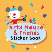 ملصق اللعبة Arty Mouse Sticker Book